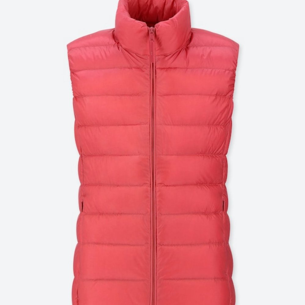 NWT Uniqlo Red Ultra Light Down Puffer Vest
